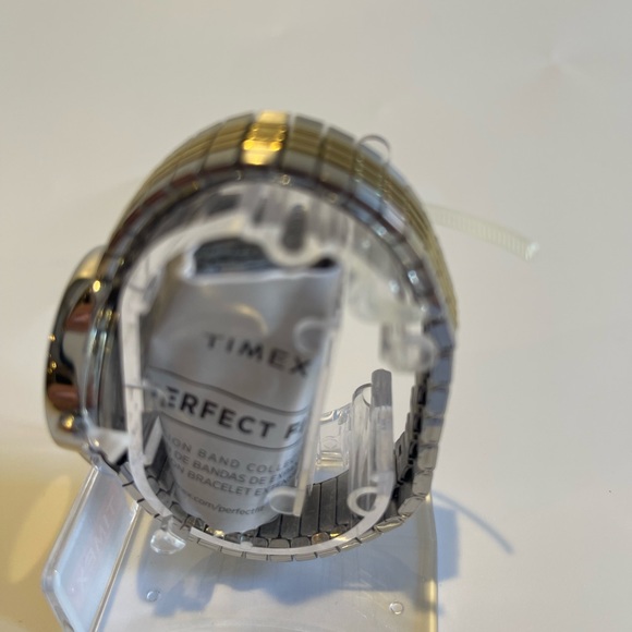 Timex Women's Easy Reader 30MM Perfect Fit Watch Two-Tone/White - Picture 3 of 4